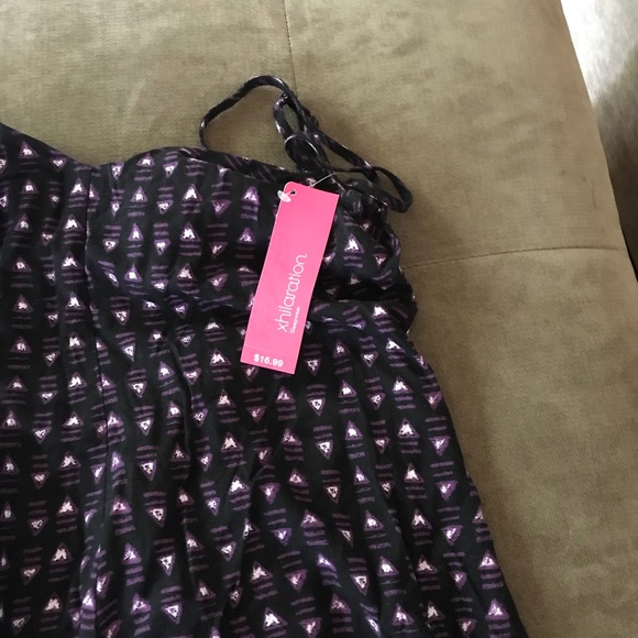 Black and Purple Dress - Picture 7 of 7